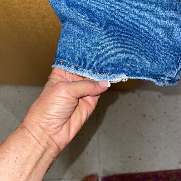 Levis Womens Jeans Size 28 Blue Ribcage Straight Leg Denim Pockets - Picture 8 of 12